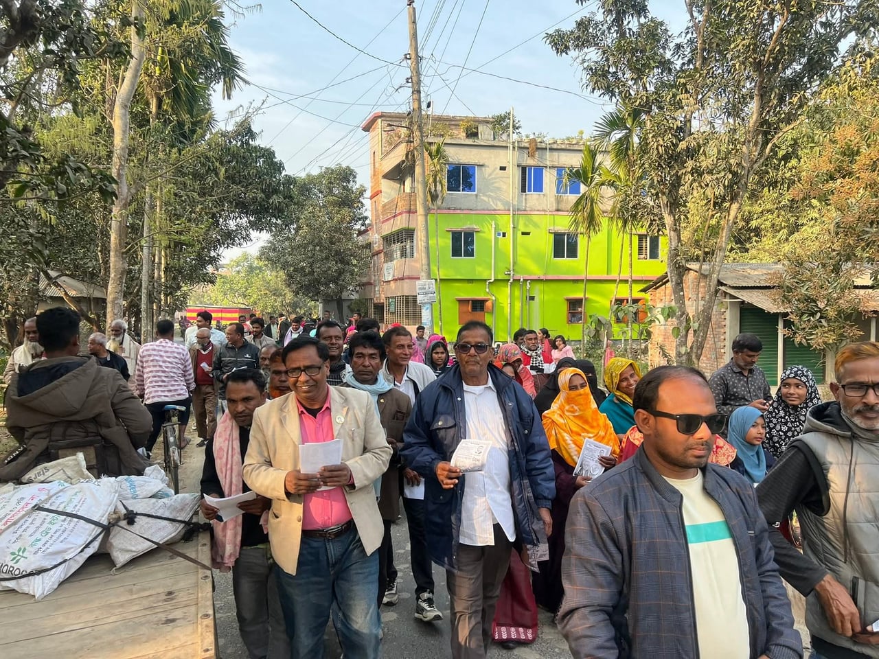 বাঘার আড়ানীতে ধানের শীষের বিজয়ের লক্ষ্যে তোজাম্মেল হকের নির্বাচনী প্রচারণা Cover